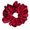 Červená saténová scrunchie do vlasů | Emies