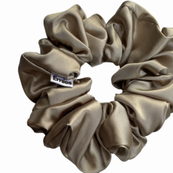 Zlatá saténová scrunchie
