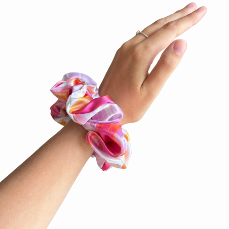 Luna scrunchie s autorským tiskem | Emies