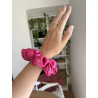 Malinová saténová scrunchie do vlasů | Emies