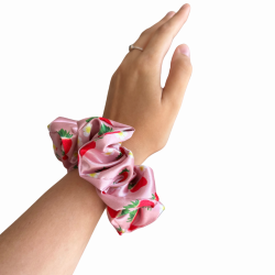 Malwína scrunchie s autorským tiskem | Emies