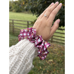Podzimní scrunchie s autorským tiskem | Emies