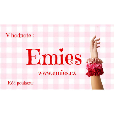 Dárkový poukaz 500 Kč | Emies